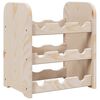 vidaXL vinreol 33x25x37 cm massivt fyrretr&aelig;