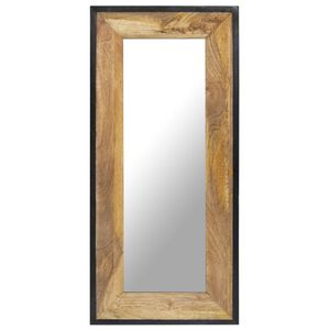 vidaXL spejl 110x50 cm massivt mangotr&aelig;