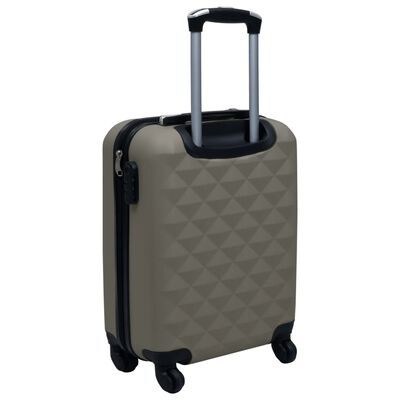 vidaXL hardcase-kuffert ABS antracitgrå