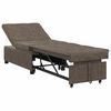 vidaXL Sovesofa M&oslash;rkegr&aring; 194 x 67 x 82 cm Huahua Stof