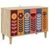 vidaXL TV-skab ESSEN 69 x 33 x 50 cm Sonoma-eg Konstrueret tr&aelig;
