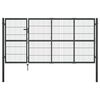 vidaXL havel&aring;ge med stolper st&aring;l 350x120 cm antracitgr&aring;