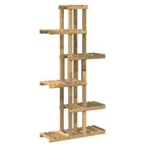 vidaXL Planteholder Hvid 68 x 23,5 x 140 cm Massivt Akacietr&aelig;