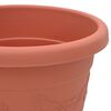 vidaXL Plantepotter 24 pcs Mursten R&oslash;d &Oslash; 26 x 21.5 cm Plastik