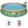 Bestway Fast Set oppusteligt badebassin 457x84 cm Paradise Palms