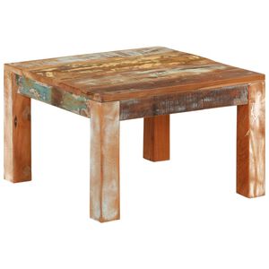 vidaXL sofabord 55x55x35 cm massivt genbrugstr&aelig;