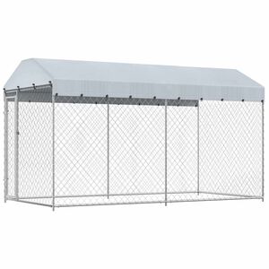 vidaXL udend&oslash;rs hundel&oslash;beg&aring;rd med tag 382x192x225 cm