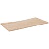 vidaXL skrivebordsplade 110x60x2,5 cm massivt fyrretr&aelig;