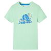 T-shirt til b&oslash;rn str. 92 lysegr&oslash;n