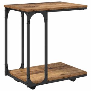 vidaXL Sidebord Gammelt tr&aelig; 50 x 35 x 55.5 cm Konstrueret tr&aelig;