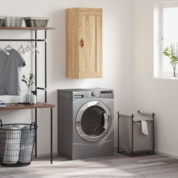 vidaXL v&aelig;gskab 34,5x34x90 cm konstrueret tr&aelig; sonoma-eg