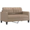 vidaXL 2-personers sofa 140 cm kunstl&aelig;der cappuccino