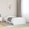 vidaXL sengeramme 90x200 cm konstrueret træ hvid