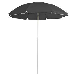 vidaXL parasol 180 cm st&aring;lstang antracitgr&aring;