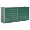vidaXL forh&oslash;jet plantekasse 160x40x77 cm galvaniseret st&aring;l gr&oslash;n
