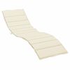 vidaXL hynde til liggestol 200x50x3 cm oxfordstof cremefarvet