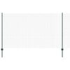vidaXL Svejsest&aring;lhegn med stolpe 50 x 1,4 m PVC-belagt st&aring;l Gr&oslash;n Mesh
