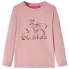 vidaXL Lang&aelig;rmet T-shirt til b&oslash;rn str. 128 lyser&oslash;d