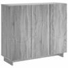 vidaXL Sideboard Gr&aring; Sonoma 85.5 x 31 x 75 cm Konstrueret tr&aelig;