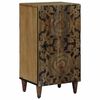 vidaXL Sideboard med d&oslash;r Brun 40 x 33,5 x 75 cm Massivt mangotr&aelig;