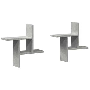 vidaXL v&aelig;ghylder 2 stk. 38x12x38 cm konstrueret tr&aelig; betongr&aring;