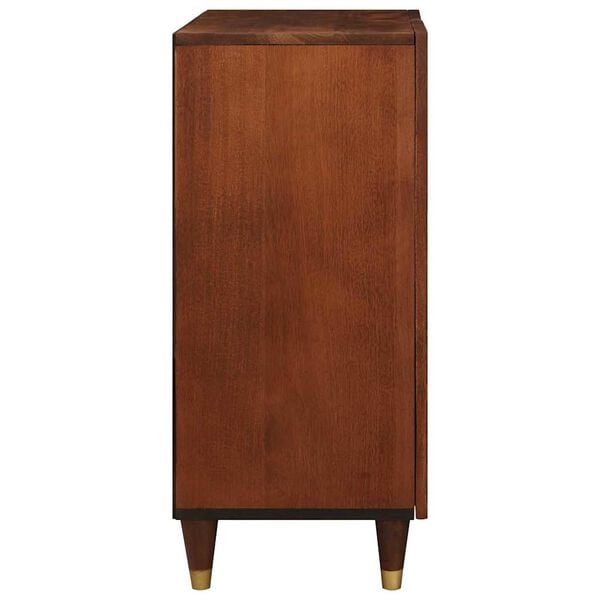 vidaXL Sideboard Brun 60 x 33 x 75 cm Massivt mangotr&aelig;
