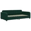 vidaXL daybed 90x200 cm velour m&oslash;rkegr&oslash;n