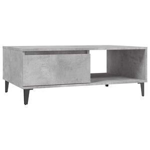 vidaXL sofabord 90x60x35 cm konstrueret tr&aelig; betongr&aring;