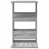 vidaXL Sidebord Gr&aring; Sonoma 40 x 35 x 60,5 cm Konstrueret tr&aelig;