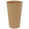 vidaXL kaffekopper af papir 1000 stk. 16oz 400ml brun