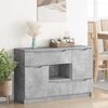 vidaXL Sideboard med skuffe Beton Gr&aring; 100 x 30 x 65,6 Konstrueret tr&aelig;