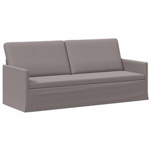 vidaXL 3-personers sofa Gr&aring;brun 190 x 81 x 82 cm Stof