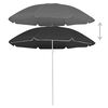 vidaXL parasol 180 cm st&aring;lstang antracitgr&aring;