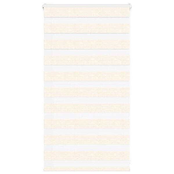 vidaXL zebragardin marmorbeige 75x100 cm stofbredde 70,9 cm polyester