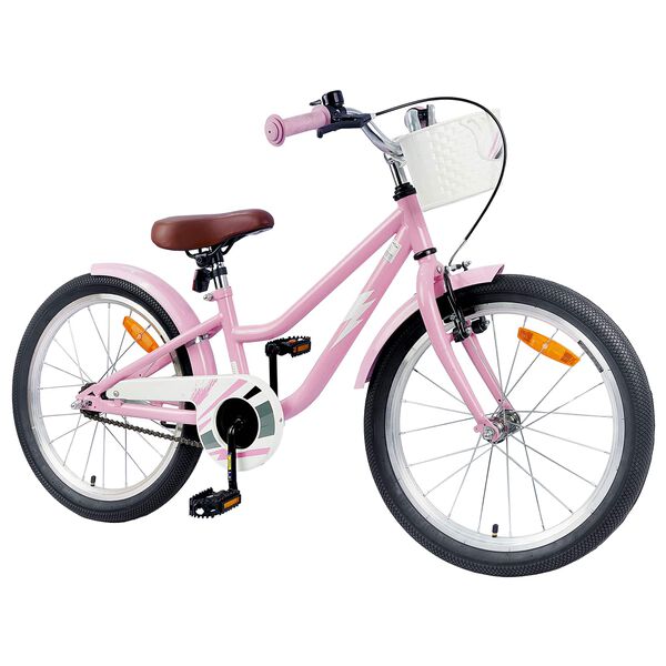 vidaXL B&oslash;rnecykel 18 tommer for 5-7 &aring;r gammel Lys pink