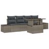 vidaXL Sofa S&aelig;t 5 stk. Gr&aring; polyrattan
