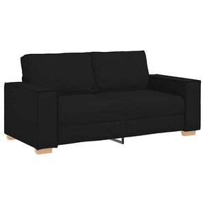 vidaXL 2-personers sofa sort 180x78x84 cm stof