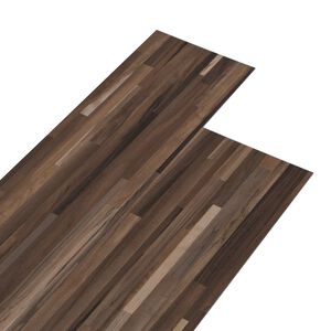 vidaXL Selvkl&aelig;bende PVC Plankegulve Stribet Brun 30,5 x 61 cm 28 stk.