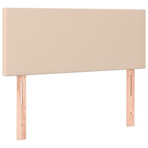 vidaXL sengegavl 90x5x78/88 cm kunstl&aelig;der cappuccinofarvet