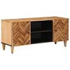 vidaXL Opbevaringsskabe Brun 105 x 33,5 x 46 cm Massivt mangotr&aelig;