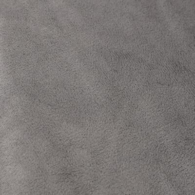 vidaXL tyngdetæppe med betræk 138x200 cm 10 kg stof grå