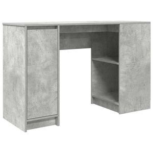 vidaXL skrivebord 120x42x76 cm konstrueret tr&aelig; betongr&aring;