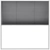 vidaXL plisseret insektnet til vinduer aluminium 120 x 120 cm