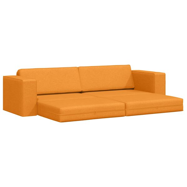 vidaXL Sovesofa 200cm M&oslash;rk Gul Stof