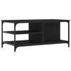 vidaXL sofabord 100x50x45 cm konstrueret tr&aelig; sort