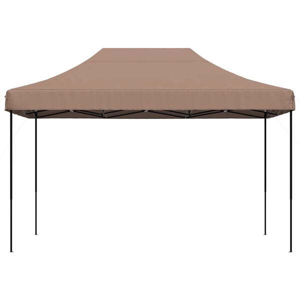 vidaXL Party Tent Brun 279 x 410 x 315 cm Oxford stof