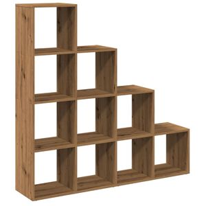 vidaXL bogreol/rumdeler 131,5x29x131,5 cm konstrueret tr&aelig; kunsteg