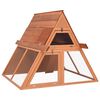 vidaXL kaninbur 152x127x109,5 cm massivt fyrretr&aelig;