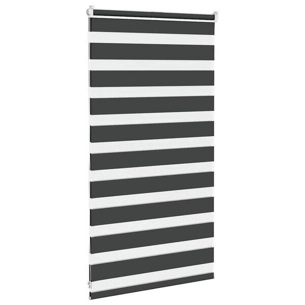 vidaXL zebragardin sort 75x100 cm stofbredde 70,9 cm polyester