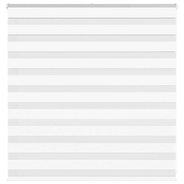 vidaXL zebragardin hvid 145x100 cm stofbredde 140,9 cm polyester